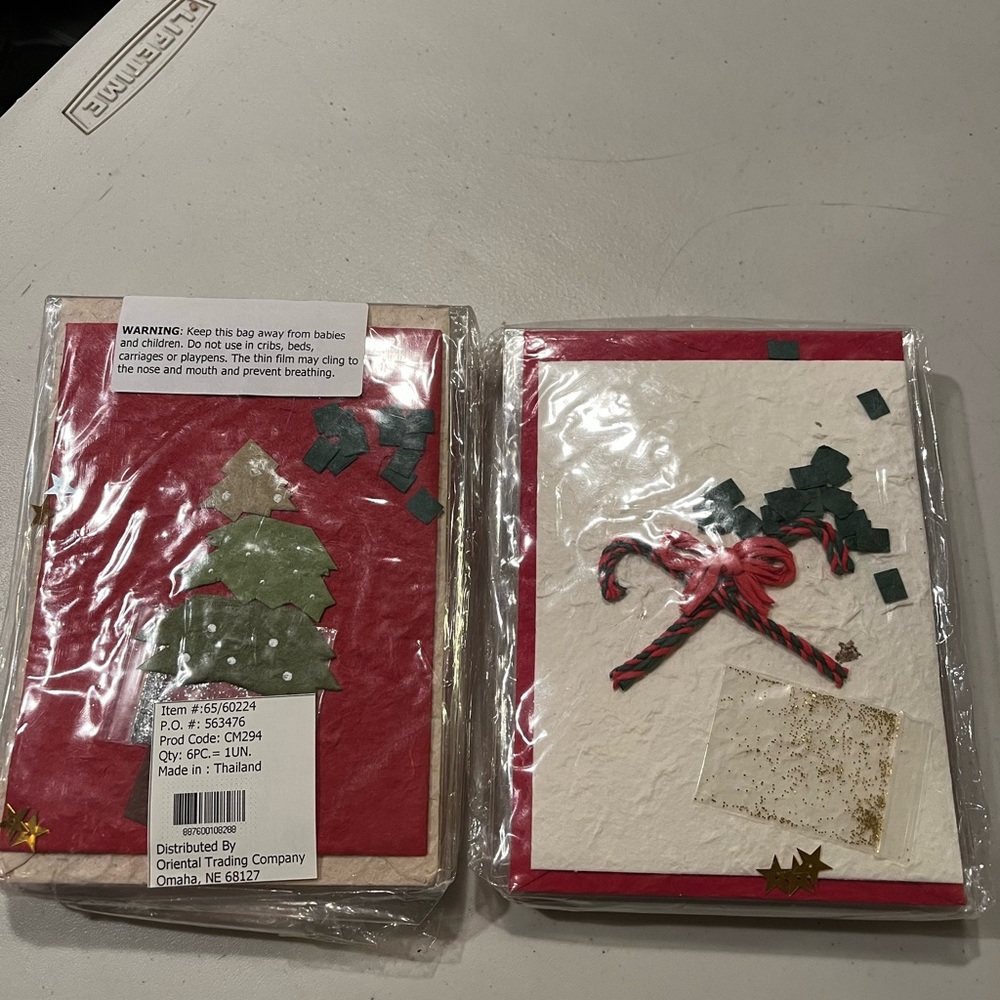 Holiday Greeting Cards - Red and Green. Crafting cards yo finish
